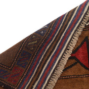 Authentic Afghan War Area Rug 3' 3" x 4' 9" - No. AL52990