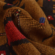 Authentic Afghan War Area Rug 3' 3" x 4' 9" - No. AL52990