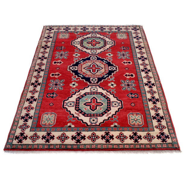 Hand knotted Kazak Rugs 4' 0" x 5' 9" - No. AL19950