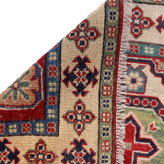 Hand knotted Kazak Carpet 4' 1" x 5' 10" - No. AL14859