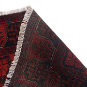 Red Color Afghan Area Runner Rug 2' 9" x 9' 9" - No. AL80387