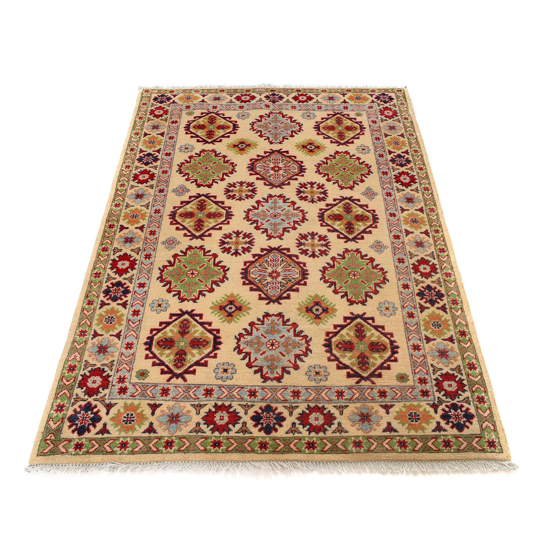 Handmade Kazak Area Rug 4' 0" x 6' 0" - No. AL30271