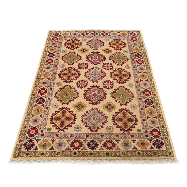 Handmade Kazak Area Rug 4' 0" x 6' 0" - No. AL30271