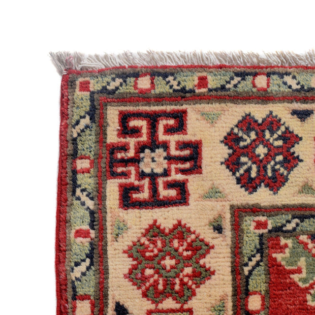 Red Color Kazak Rug 2' 9" x 3' 11" - No. AL50323