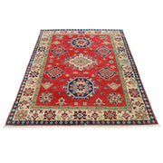Hand Knotted Kazak Oriental Rug 4' 11" x 6' 8" - No. AL18160