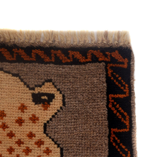 Hand Made Animal Pictorial Area Carpet 2' 9" x 4' 3" - No. AL14174