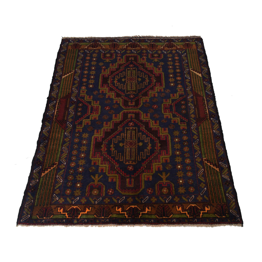 Baluch Small Size Rug 3' 3" x 4' 9" - No. AL49868