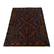 Baluch Small Size Rug 3' 3" x 4' 9" - No. AL49868