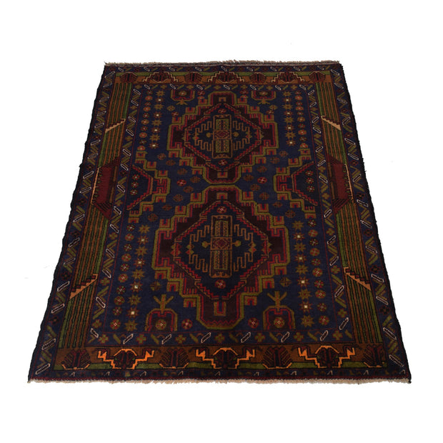 Baluch Small Size Rug 3' 3" x 4' 9" - No. AL49868