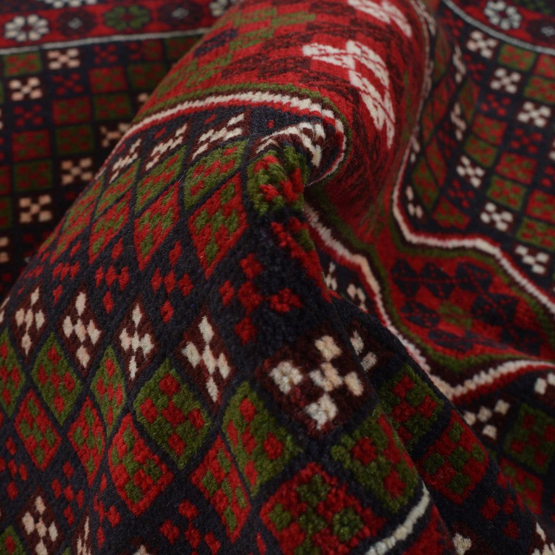 Brown Color Baluchi Rug 2' 11" x 4' 9" - No. AL80169