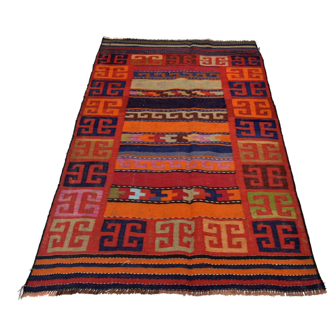 Afghan Maimana Kilim 3' 11" x 7' 1" - No. AL37625