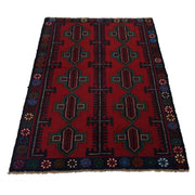 Red Color Baluchi Rug 2' 11" x 4' 9" - No. AL12125