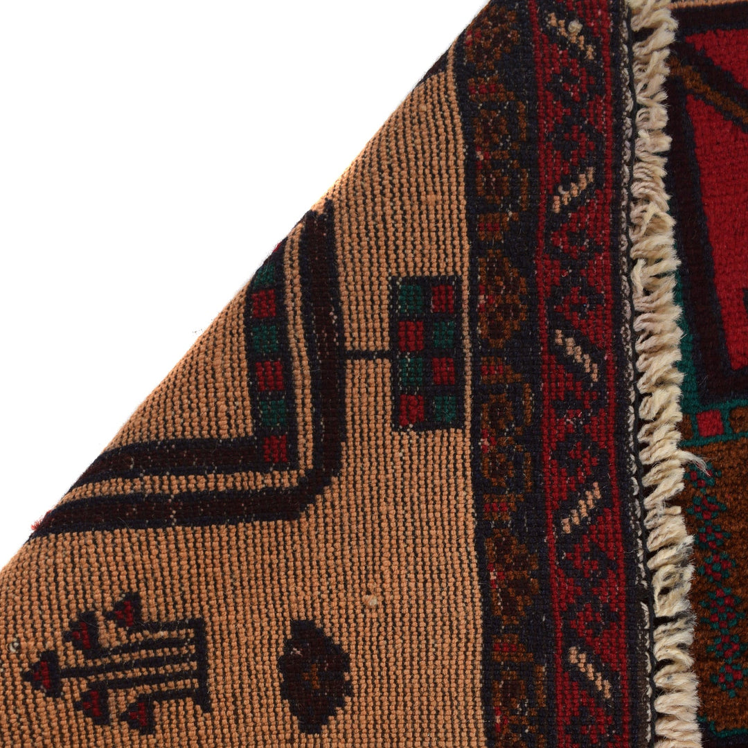 Beige Color Baluchi Rug 2' 11" x 4' 9" - No. AL29365