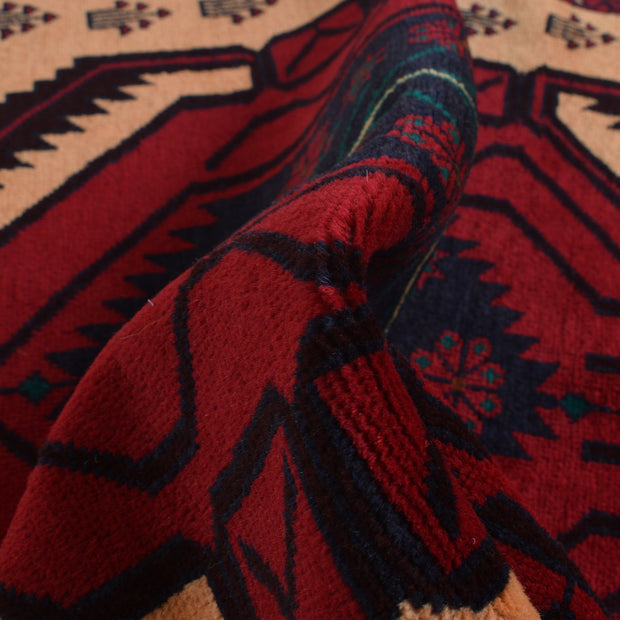 Beige Color Baluchi Rug 2' 11" x 4' 9" - No. AL29365