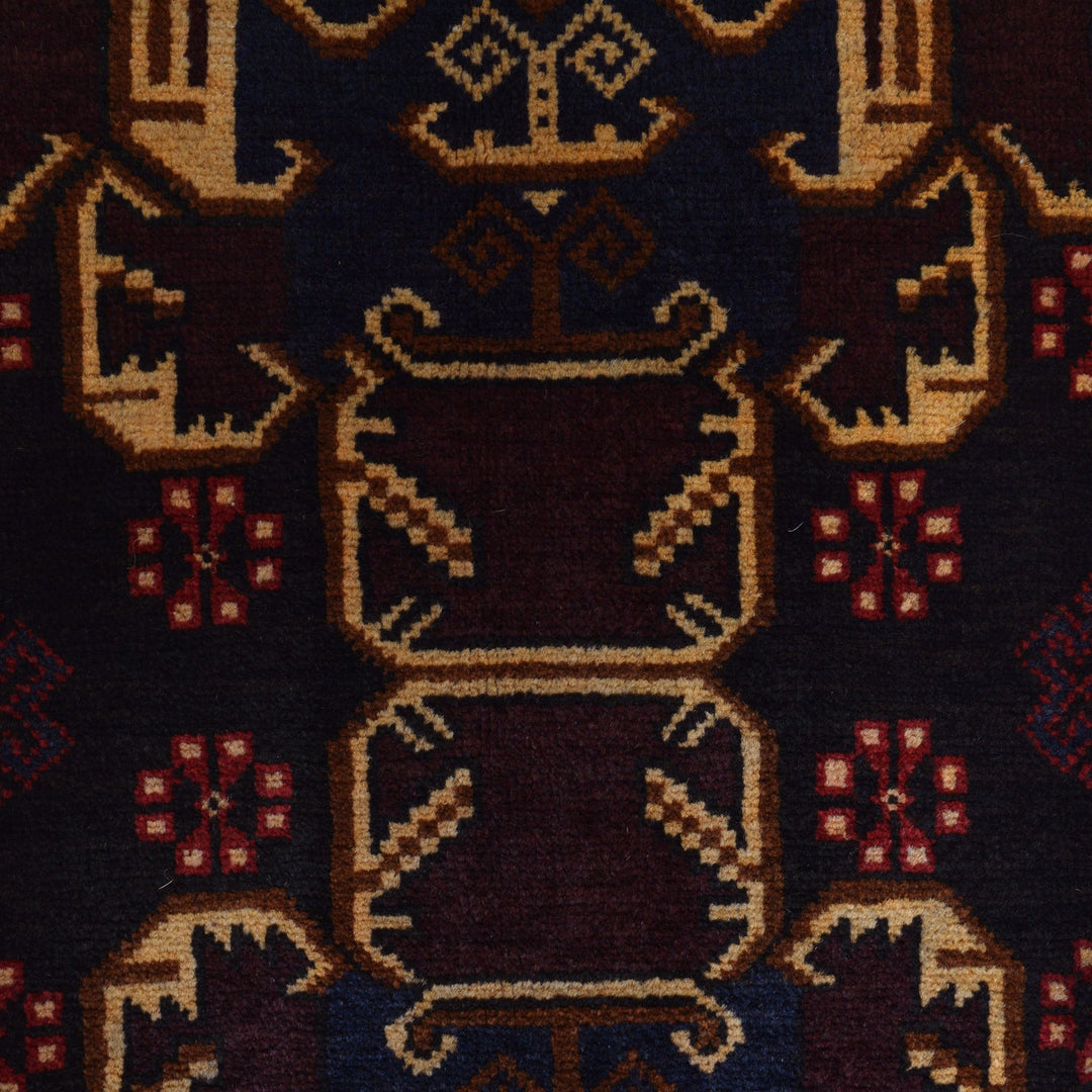 Handmade Baluchi Rug 4' 1" x 7' 2" - No. AL13074