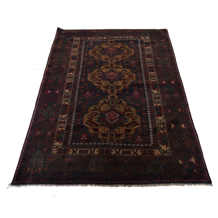 Tribal Baloch Rug 4' 7" x 6' 10" - No. AL53217