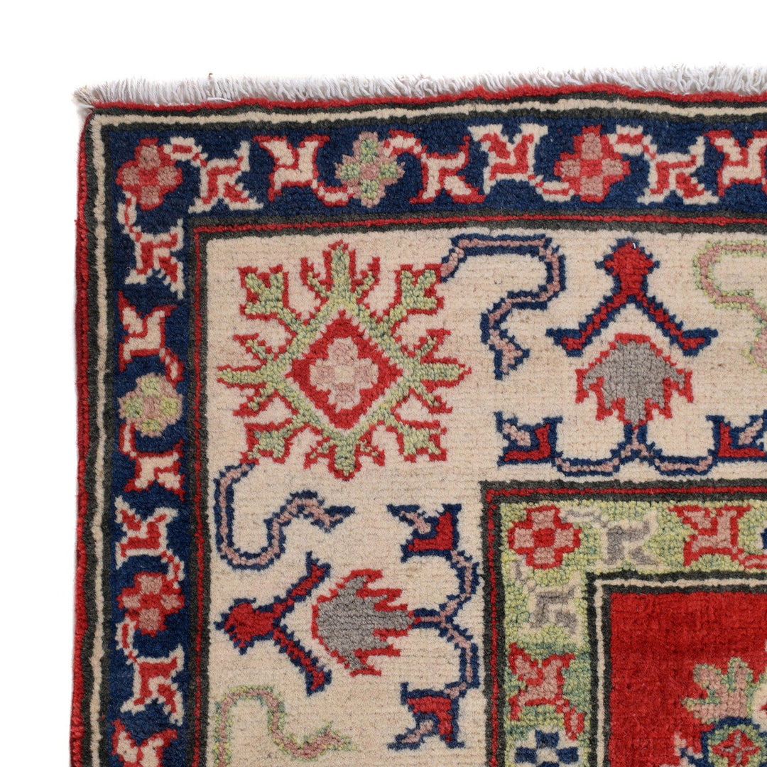 Hand knotted Kazak Carpet 5' 1" x 6' 7" - No. AL25308