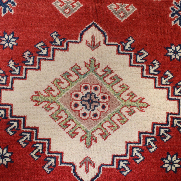 Hand knotted Kazak Carpet 5' 1" x 6' 7" - No. AL25308