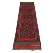 Handmade Afghan Runner Rug 2' 1" x 8' 0" - No. AL83502