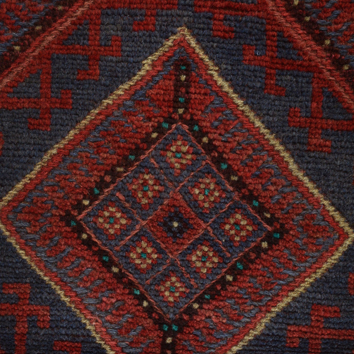 Handmade Afghan Runner Rug 2' 1" x 8' 0" - No. AL83502