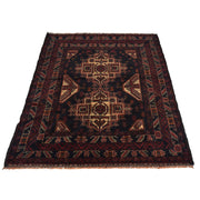 Hand Knotted Baluchi Rug 3' 11" x 5' 3" - No. AL70548