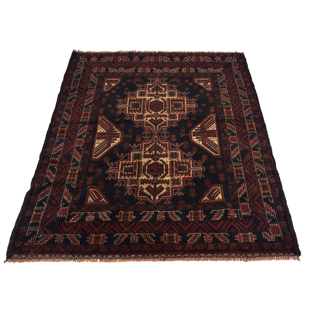 Hand Knotted Baluchi Rug 3' 11" x 5' 3" - No. AL70548