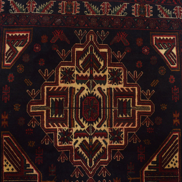 Hand Knotted Baluchi Rug 3' 11" x 5' 3" - No. AL70548