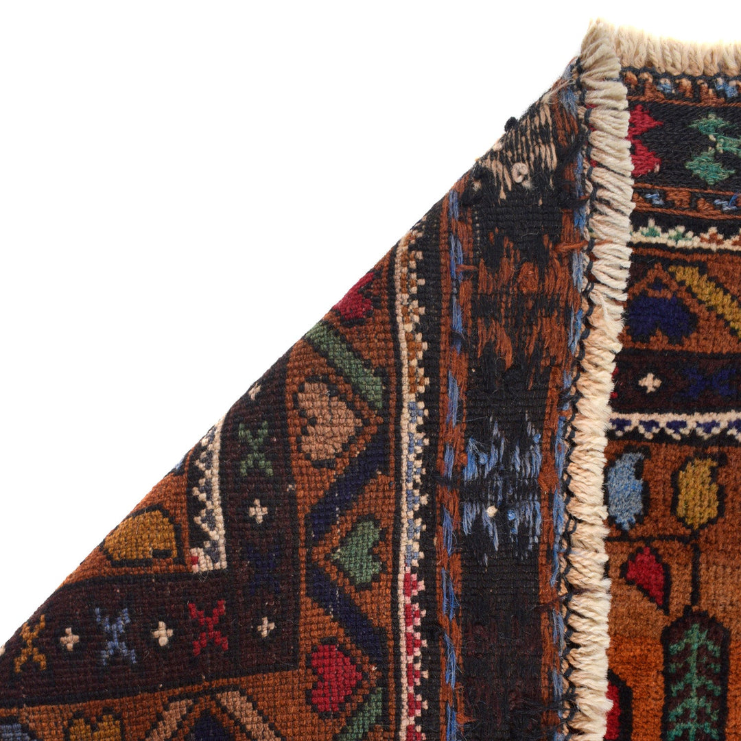 Brown Color Baluchi Rug 2' 10" x 4' 0" - No. AL59049