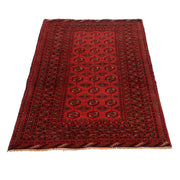 Firebrick Bokhara Rug 4' 1" x 5' 7" - No. AL19627
