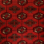 Firebrick Bokhara Rug 4' 1" x 5' 7" - No. AL19627