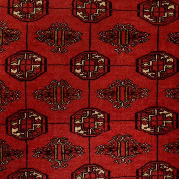 Firebrick Bokhara Rug 4' 1" x 5' 7" - No. AL19627