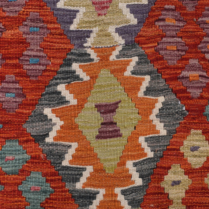 Handmade Turkish Design Wool Kilim 8' 4" x 11' 2" - No. AL39705