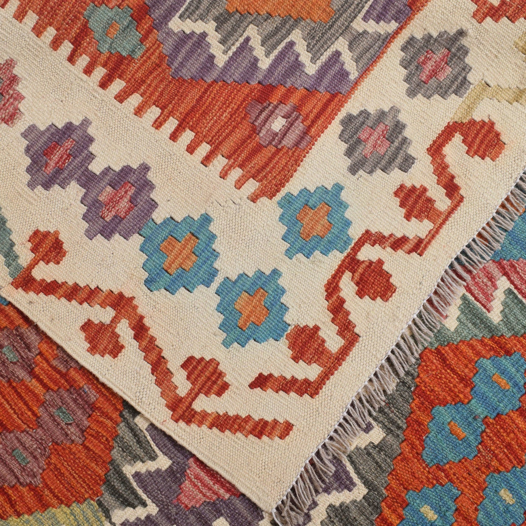 Handmade Turkish Design Wool Kilim 8' 4" x 11' 2" - No. AL39705