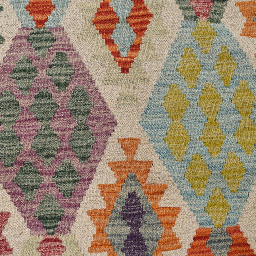 Handmade Turkish Design Wool Kilim 8' 6" x 11' 6" - No. AL48157