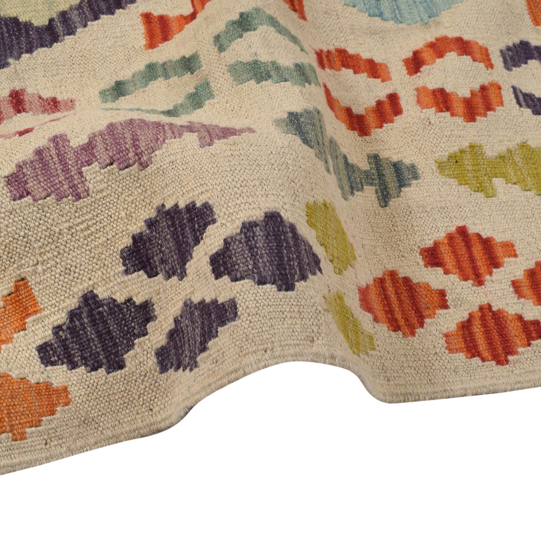 Handmade Turkish Design Wool Kilim 8' 6" x 11' 6" - No. AL48157