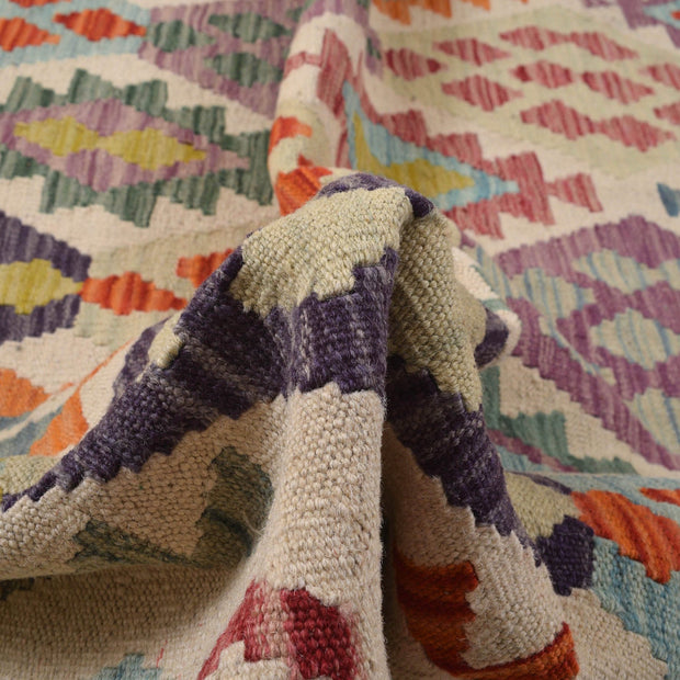 Handmade Turkish Design Wool Kilim 8' 6" x 11' 6" - No. AL48157