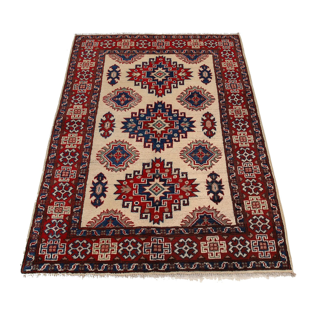 Hand knotted Kazak Carpet 3' 3" x 4' 11" - No. AL46936
