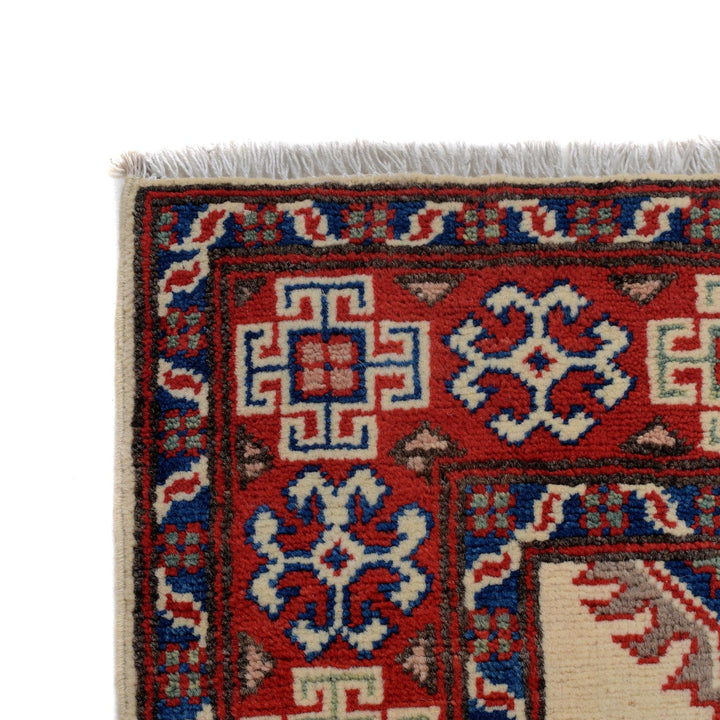 Hand knotted Kazak Carpet 3' 3" x 4' 11" - No. AL46936