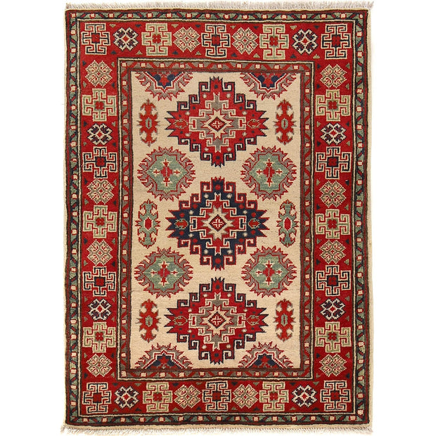 Hand knotted Kazak Rugs 2' 11" x 3' 11" - No. AL63683
