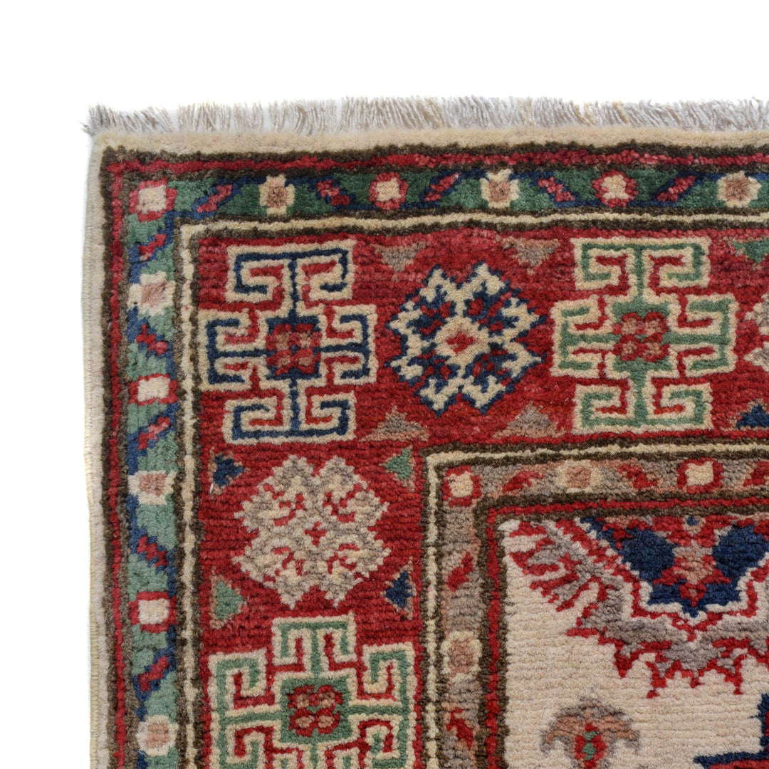 Hand knotted Kazak Carpet 2' 7" x 4' 2" - No. AL78234