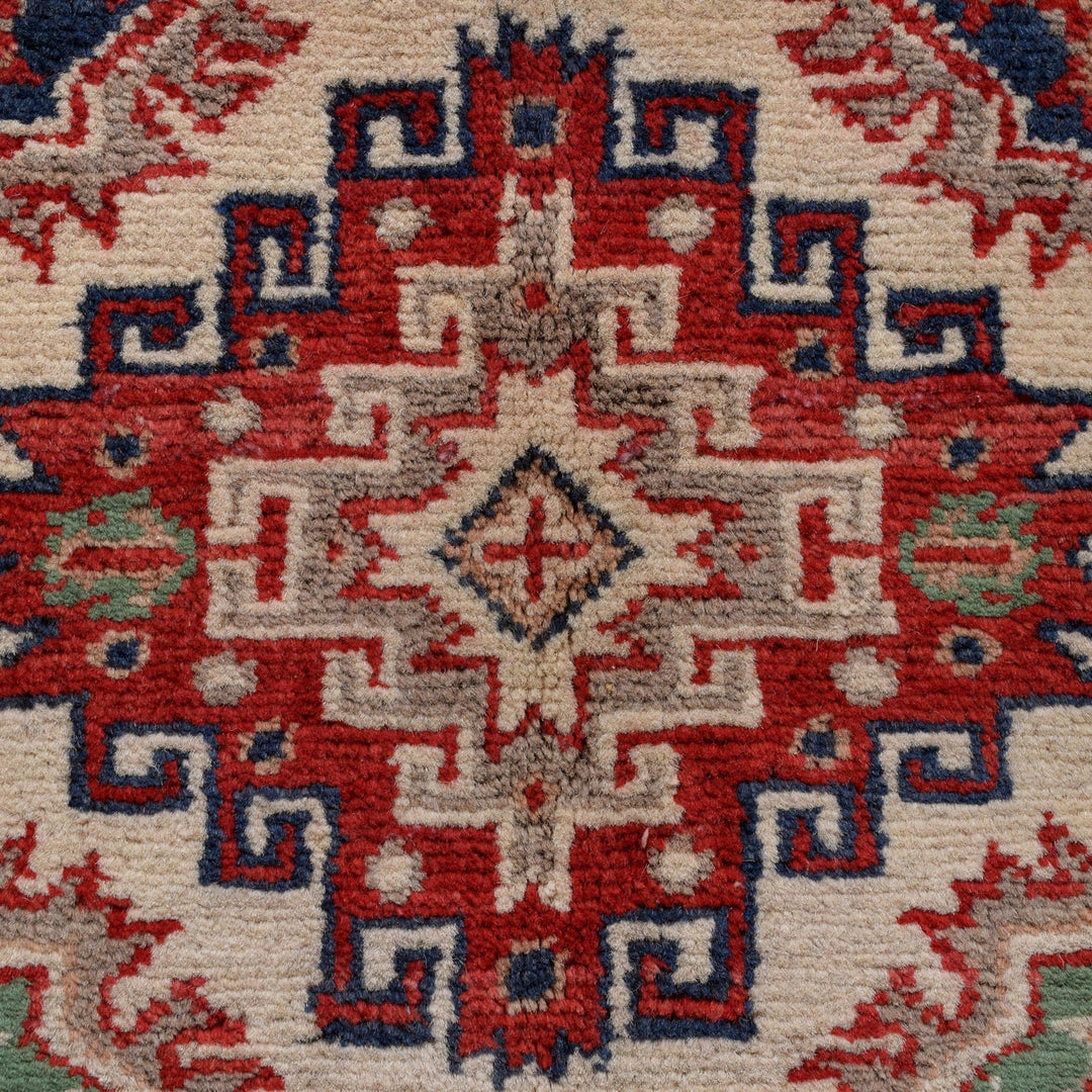 Hand knotted Kazak Carpet 2' 7" x 4' 2" - No. AL78234