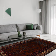 Muslim Prayer Rug 2' 10" x 4' 4" - No. AL88566