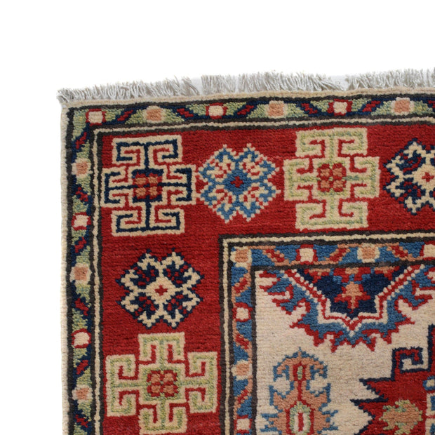 Handmade Kazak Area Rug 2' 9" x 4' 2" - No. AL62677