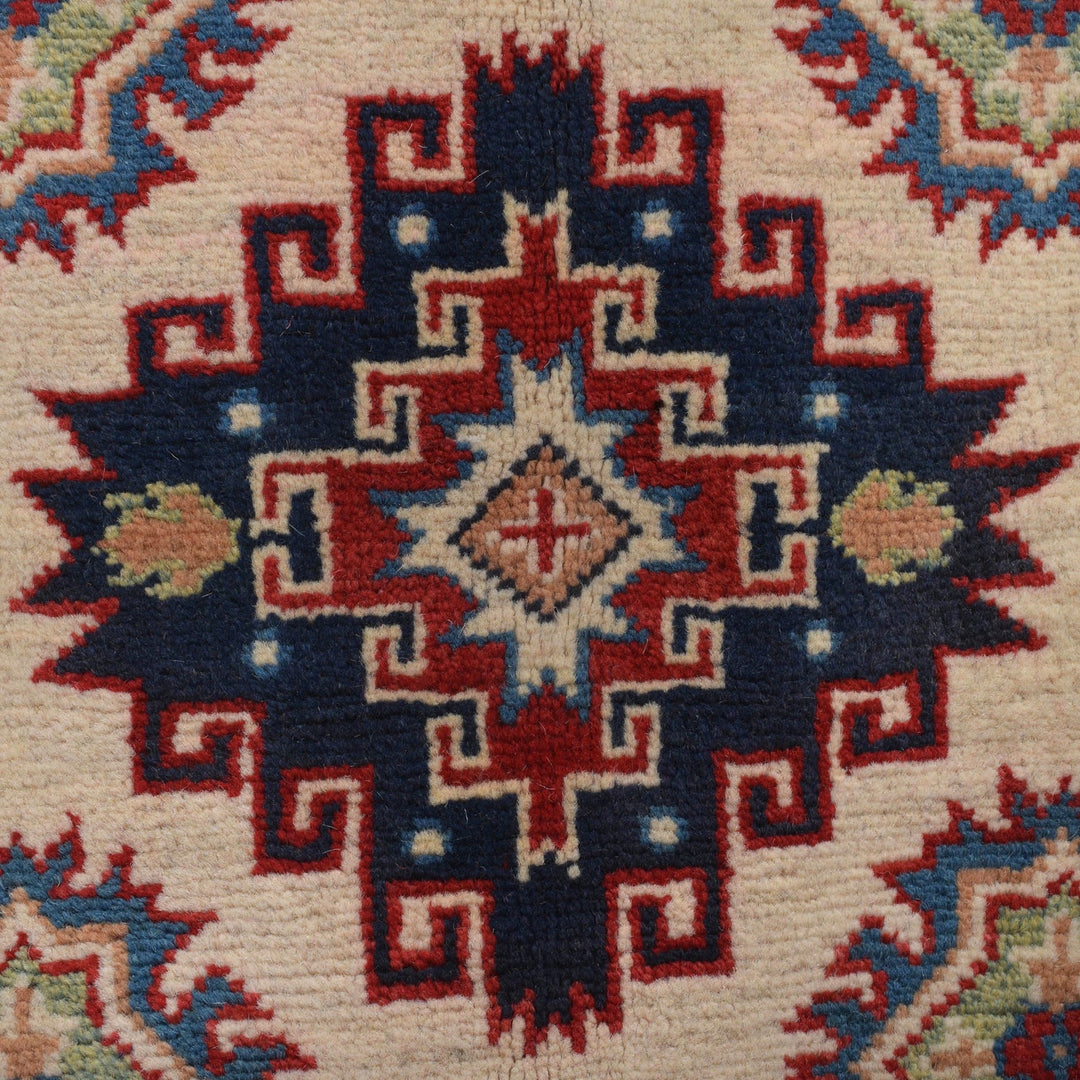 Handmade Kazak Area Rug 2' 9" x 4' 2" - No. AL62677