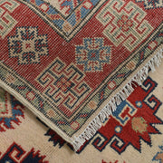 Handmade Kazak Area Rug 2' 9" x 4' 2" - No. AL62677