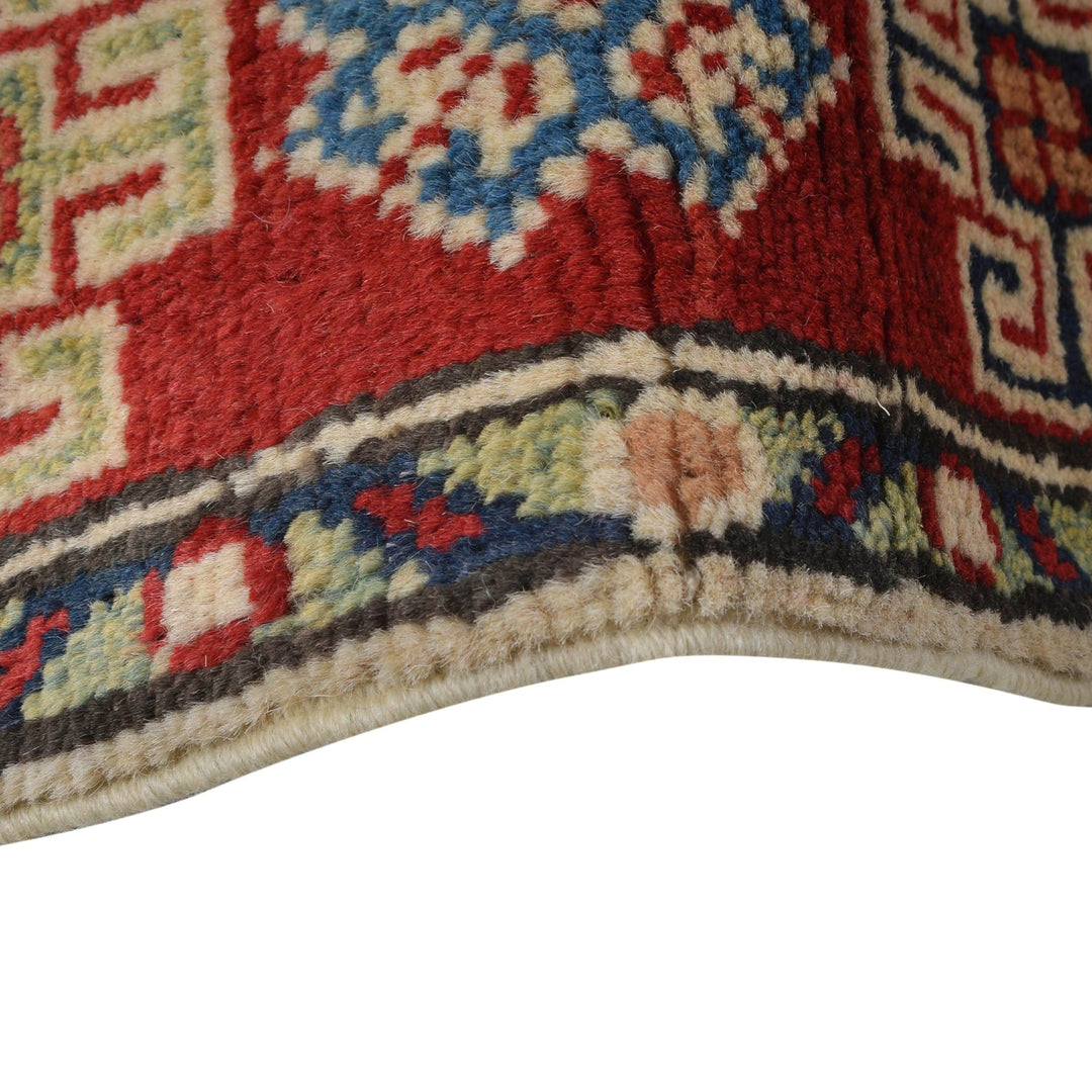 Handmade Kazak Area Rug 2' 9" x 4' 2" - No. AL62677