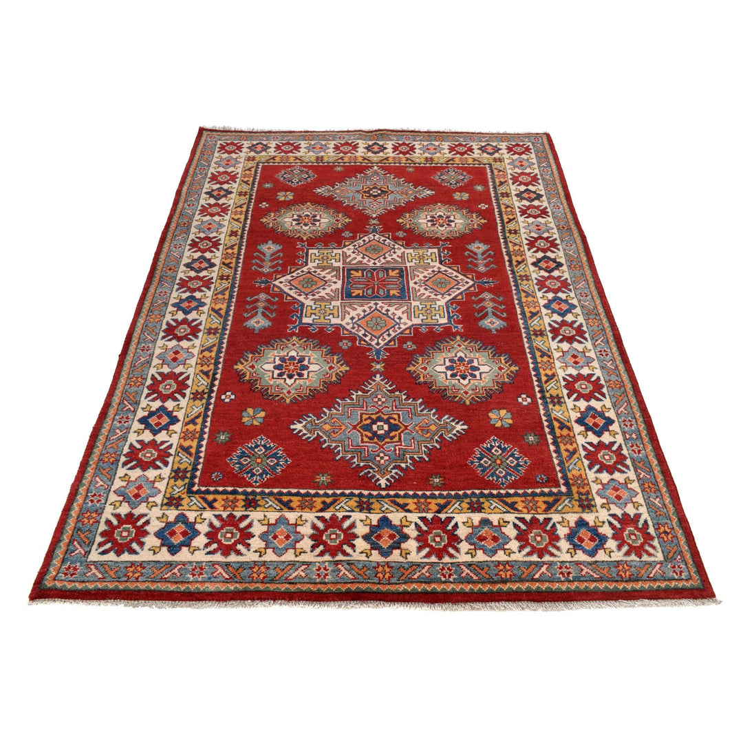 Red Color Kazak Rug 4' 11" x 7' 1" - No. AL10938