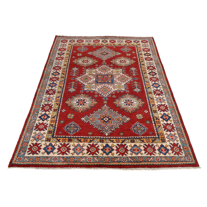 Red Color Kazak Rug 4' 11" x 7' 1" - No. AL10938