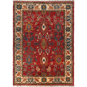 Modern Oushak Area Rug 4' 0" x 5' 10" - No. AL46918