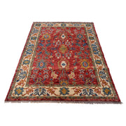 Modern Oushak Area Rug 4' 0" x 5' 10" - No. AL46918